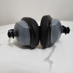 Adjustable 25dB Ear Protection Muffs - Gray/Black