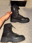 Women's Size 7 Tactical Side Zip Boots