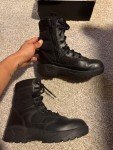 Women's Size 7 Tactical Side Zip Boots