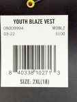 Mossy Oak Blaze Orange Youth Hunting Safety Vest