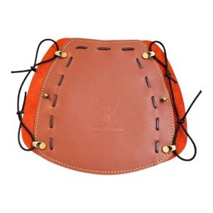 Brown Leather Archery Arm Guard for Hunting