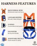 Sorano Full Body Safety Harness with Lanyard