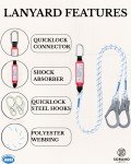 Sorano Full Body Safety Harness with Lanyard