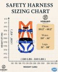 Sorano Full Body Safety Harness with Lanyard