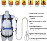 Full Body Safety Harness Fall Protection Kit