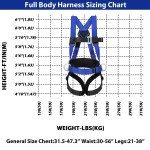 Full Body Safety Harness with Shock Absorbing Features