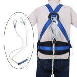 Full Body Safety Harness with Lanyard Kit