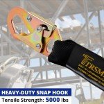 Men's Full Body Fall Protection Safety Harness Kit