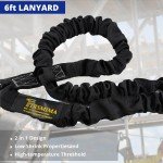 Men's Full Body Fall Protection Safety Harness Kit