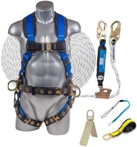 Palmer Safety Fall Protection Roofing Bucket Kit
