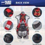 Palmer Safety Fall Protection Roofing Bucket Kit