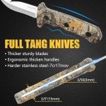 Kalkal 8-Piece Hunting Knife Set for Field Dressing