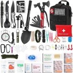 All-in-One 256 Piece Survival Kit with Molle Pouch