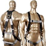 KSEIBI Fall Protection Safety Harness Kit with D-Rings