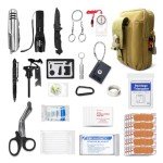 Camping Emergency Tourniquet Survival Kit in Khaki