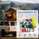 Car Emergency Roadside Safety Kit with Vest