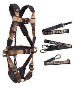 Malta Elite Hunting Safety Harness with Straps, Black