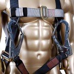 KSEIBI Fall Protection Safety Harness Kit with D-Rings
