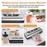 Electric Vacuum Sealer with Starter Kit and Containers