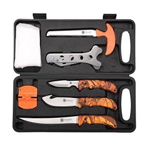 KNINE OUTDOORS 8-Piece Deer Knife Set