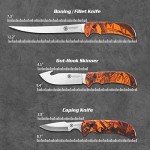 KNINE OUTDOORS 8-Piece Deer Knife Set
