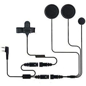 BAOFENG Full Face Motorcycle Headset Earpiece Mic