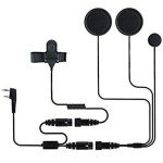 BAOFENG Full Face Motorcycle Headset Earpiece Mic