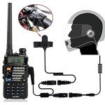BAOFENG Full Face Motorcycle Headset Earpiece Mic