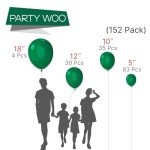 Hunter Green Balloon Arch Kit - 152 Pieces