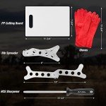 10-Piece Hunting Dressing Kit with Skinning Knife