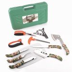 KNINE OUTDOORS 12-Piece Deer Hunting Knife Set