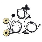 BAOFENG Full Face Motorcycle Headset Earpiece Mic