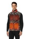 Men's Camo Heated Hunting Vest with Pockets
