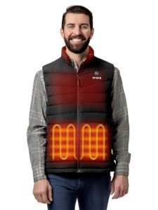Men's Heated Down Vest - Lightweight & Warm