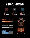 Men's Lightweight Heated Vest with Battery