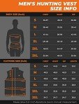 Men's Camo Heated Hunting Vest with Pockets