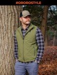 ORORO Men's Heated Vest with Battery Pack - Green
