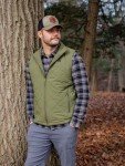 ORORO Men's Heated Vest with Battery Pack - Green