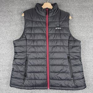 Ororo Men's XL Black Heated Puffer Vest