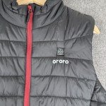 Ororo Men's XL Black Heated Puffer Vest
