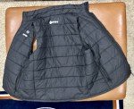 Men's Black Heated Puffer Vest - No Battery