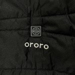 Ororo Men's Heated Puffer Vest - Black