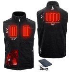 Men's Battery Heated Fleece Vest by ActionHeat