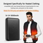 Rechargeable Battery Pack for Heated Vests and Jackets