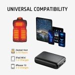 Rechargeable Battery Pack for Heated Vests and Jackets