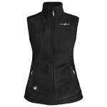 Women's Heated Fleece Vest - ActionHeat 5V Black