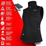 Women's Heated Fleece Vest - ActionHeat 5V Black