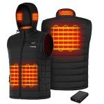 TIDEWE Heated Vest with Hood for Hunting