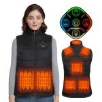 KOVNLO Women's 5-in-1 Heated Vest with Controller