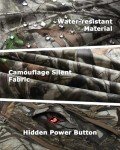 Venustas Men's Rechargeable Heated Camo Vest
